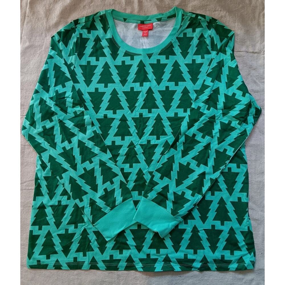 Holiday LaneWomen's Trees Cotton Matching Family Pajamas Set NWT Size XL - Picture 3 of 9